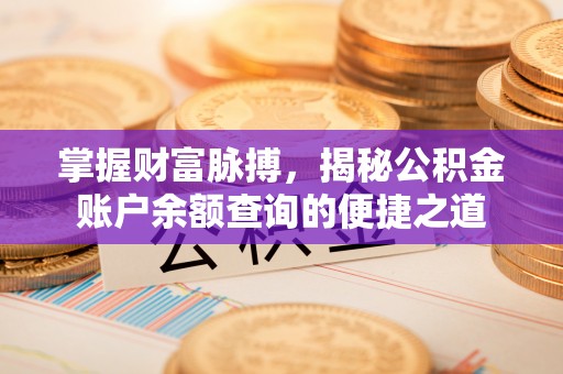 林西掌握财富脉搏，揭秘公积金账户余额查询的便捷之道